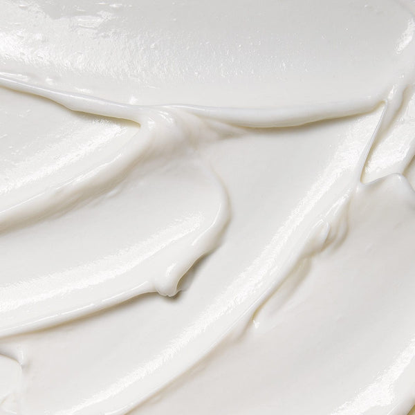 Hair feast creamy, white texture