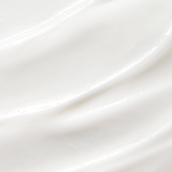 Superfood hand cream close up of white silky texture
