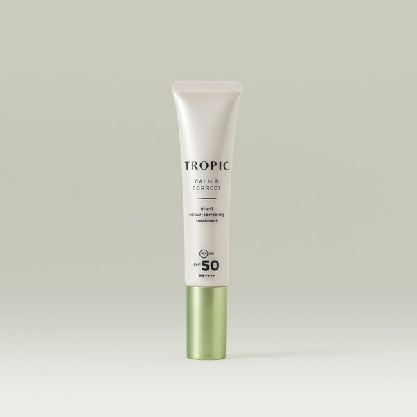 A Tropic Calm & Correct SPF 50 colour-correcting treatment.